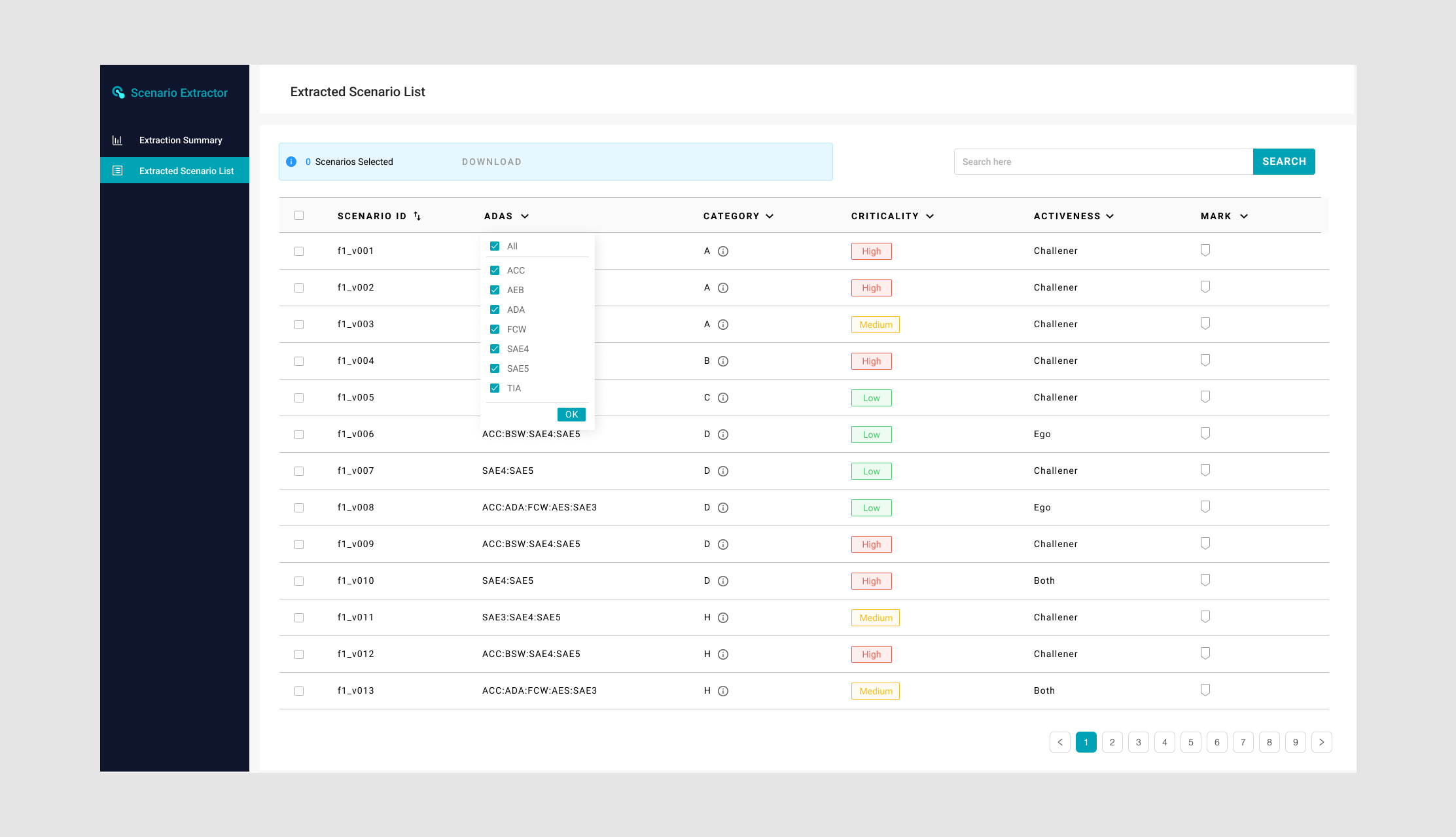 Extraction UI 2