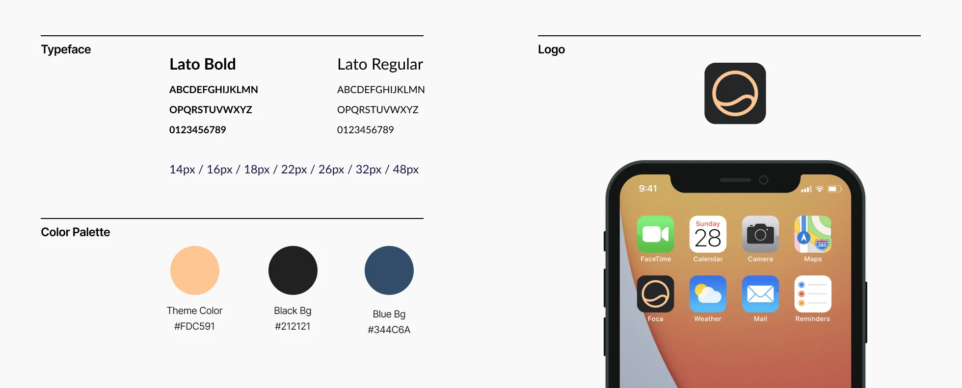 Visual design language