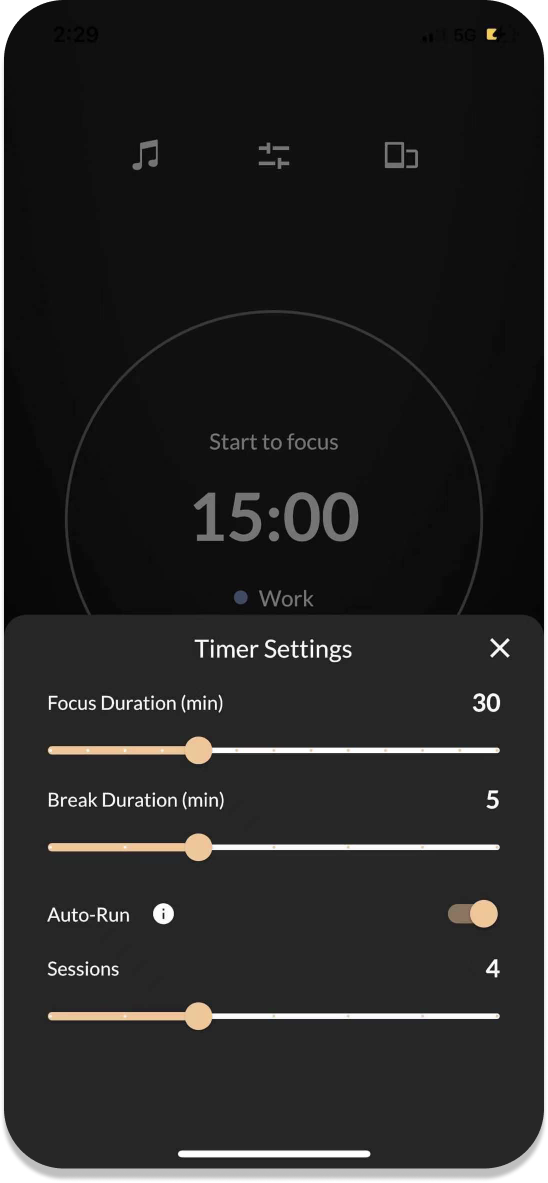 Customizable timer 1
